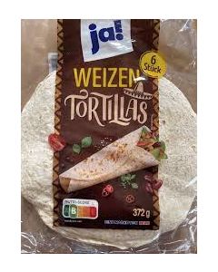 Ja! Tortillas Nature 496G - 25Cm