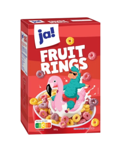 Ja! Céréales Fruit Rings 500 g