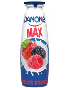 Danone Max Yaourt à Boire Fruits Rouges 250G