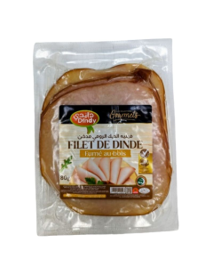 Dindy Filet de Dinde Fumé au Bois 80G