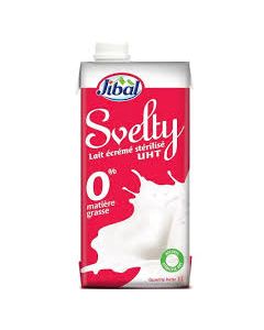 Jibal Svetly Lait Stérilisé Ecrémé 1L