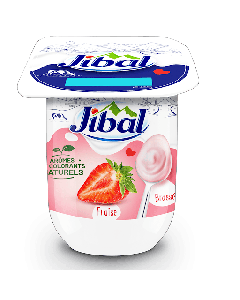 Jibal Yaourt Brassé Fraise 110g