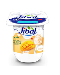 Jibal Yaourt Brassé Mangue 110g