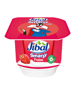 Jibal Smarty Yaourt Fraise 60G