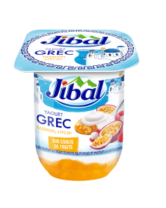 Jibal Yaourt Grec Passion Litchi 110G