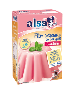 Alsa Flan Fraise 50g