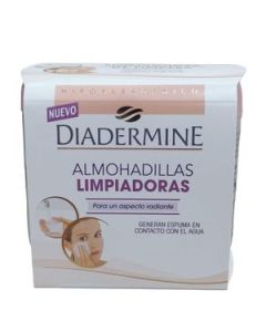 Diadermine Disques nettoyants visage en coton 18P