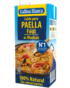Gallina blanca Bouillon Paella aux Fruits de mer - 1L