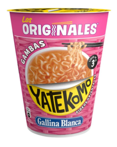 Gallina blanca Yatekomo Nouilles saveur Crevettes - 60g