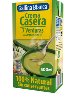 Gallina blanca Crème Maison de 7 Légumes avec Emmental - 500 mL