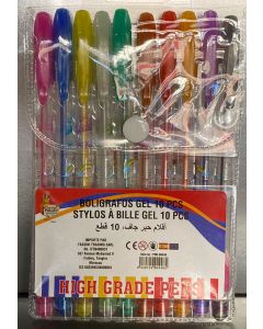 Pack de stylos brillants 10 Pcs