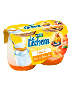 Lechera yaourt au peche  2X125G