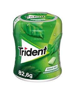 Trident mint sans sucre Boîte 82g