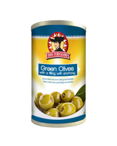 Olives vertes fourrées à l’anchoïade 350g