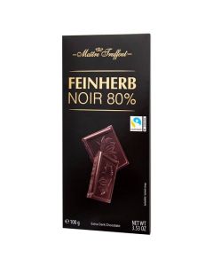 Maître Truffout Chocolat noir extra 80 % cacao 100 g