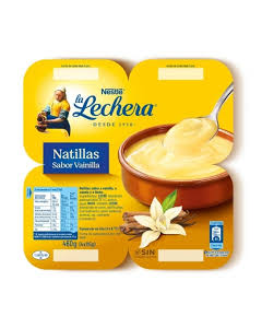 Lechera nattilas au vanille 4X115g