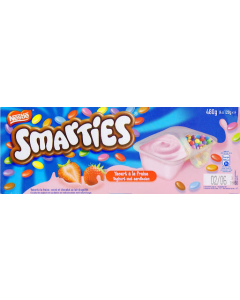 Nestle smarties yaourt au fraise 2*128g