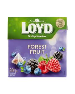 Loyd  assortiment de thés fruits des bois 20 sachets
