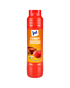 Ja! Ketchup au curry et aux épices – 875 ml