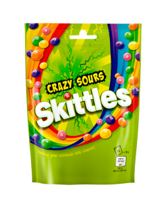 SKITTLES CRAZY SOURS SACHET 160 G