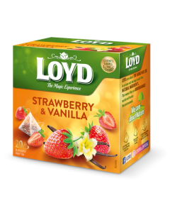 Loyd  assortiment de thés fraise et vanille