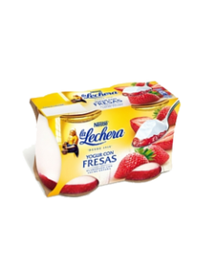 Lechera yaourt au fraise   2X125G