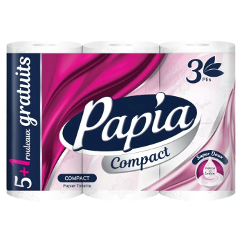 Papia papier toilettes 6 releaux