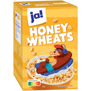 Ja! Corn Flakes au miel &  blé 750 g