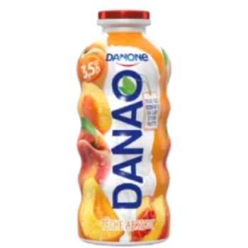 Danao Yaourt à Boire Pêche Abricot 240ml