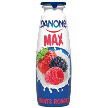 Danone Max Yaourt à Boire Fruits Rouges 250G