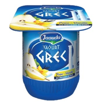 Jaouda Grec Yaourt Poire Vanille 110G