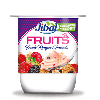 Jibal Yaourt Fruits Rouges Granola 110g