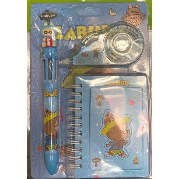 Pack Labubu Agenda & stylo bille rétractable