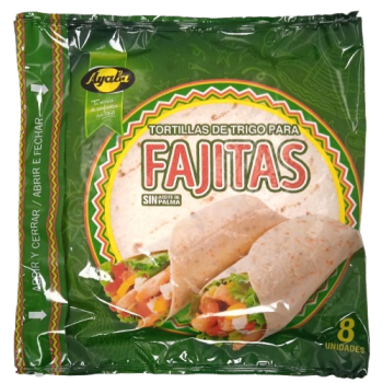 Tortilla Trigo Fajitas Ayala 20 Cm 320G