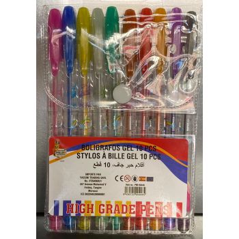 Pack de stylos brillants 10 Pcs