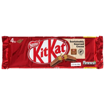 KitKat Gaufrette croustillante enrobée chocolat au lait 166g