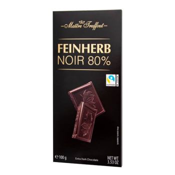 Maître Truffout Chocolat noir extra 80 % cacao 100 g
