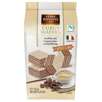 Feiny biscuit wafers cappuccino 125g