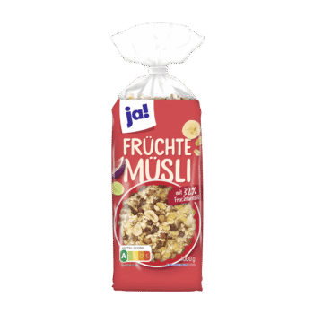 JA! MUESLI AUX FRUITS 1KG - ROUGE