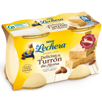 LECHERA POSTRE TURRON 2X125g