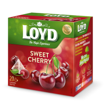 Loyd assortiment de thés cerise douce 20 sachets