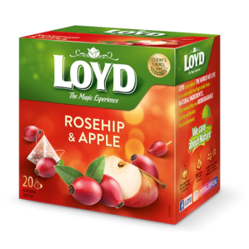 Loyd assortiment de thés églantier et pomme 20 sachets
