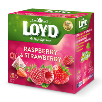 Loyd assortiment de thés framboise et fraise