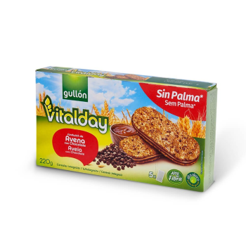 Gullon vitalday sandwich au chocolat 220g