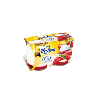Lechera yaourt au fraise   2X125G